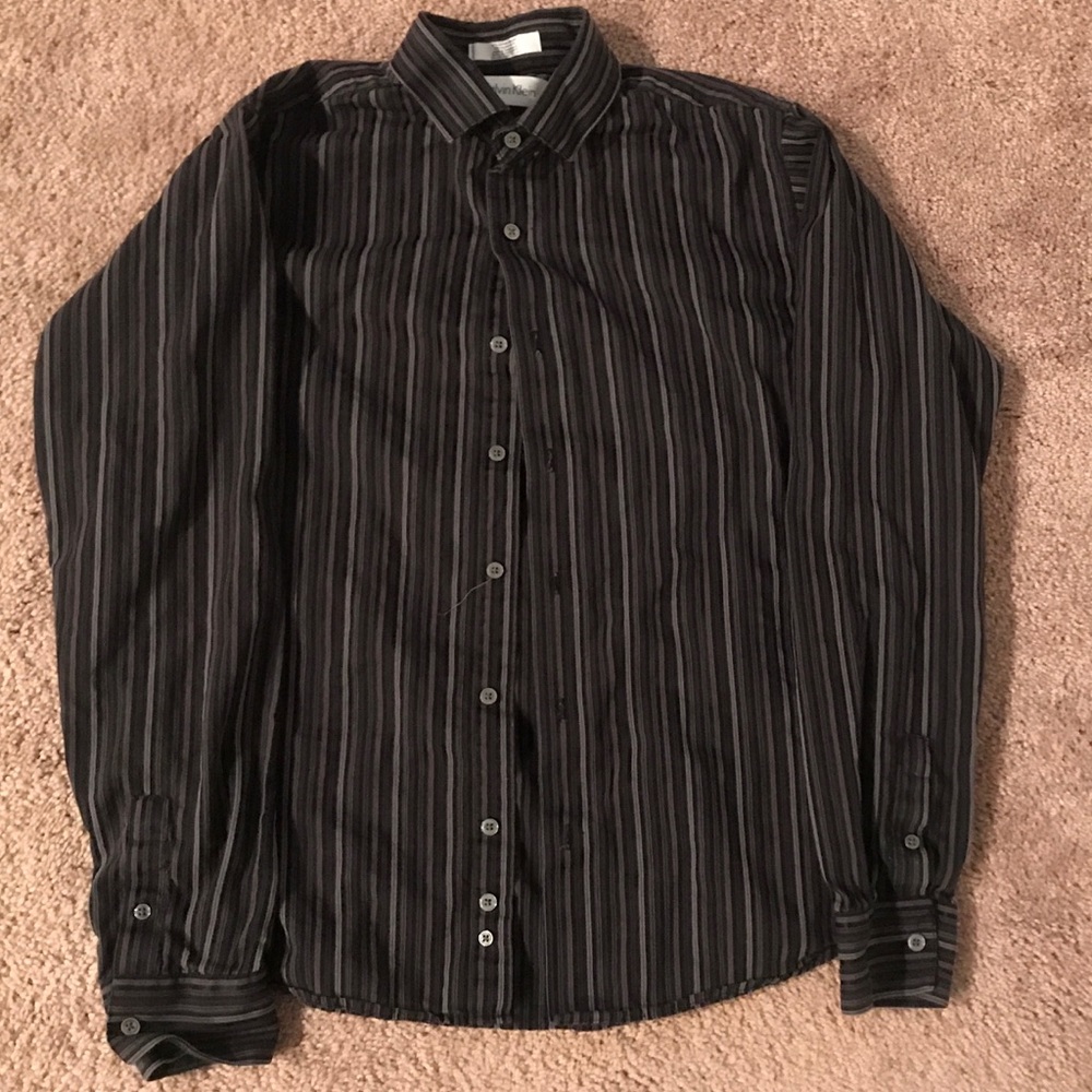 Men’s Calvin Klein, long sleeve, dress shirt